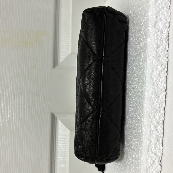 Lanvin Quilted  Black Leather pouch - Picture 12 of 12